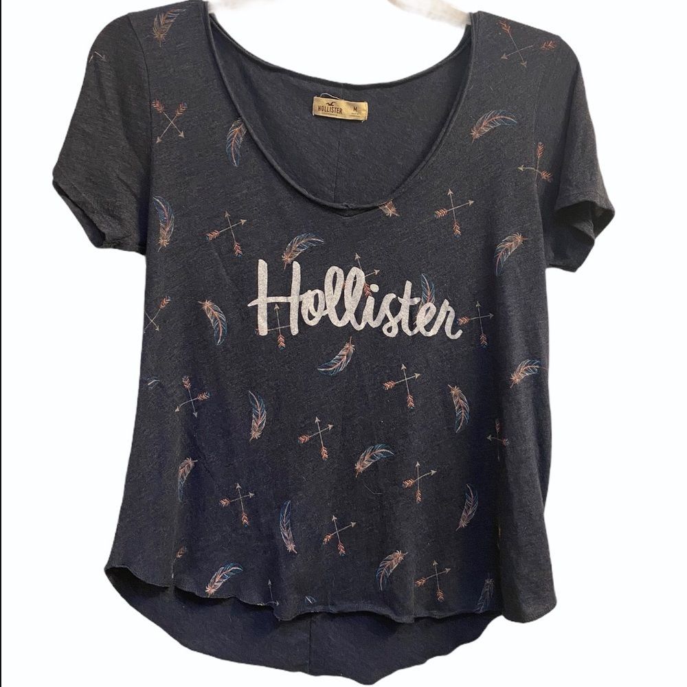 Hollister Short Sleeve Flowy Top Y2K